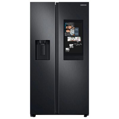 Geladeira Family Hub Side By Side RS58T5561B1 Digital Inverter Frost Free Bluetooth e Wi-Fi 585 Litros Samsung Preto / 220V