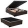 Cama Box Baú Viúva Sereneprime Sintético Marrom 44x128x188