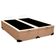 Cama Box Baú Queen Bipartido Sintético Sereneprime Bege 158x198x44