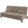 Sofá-Cama 3 Lugares Linoforte Jamile com Encosto Reclinável em Tecido Suede 188cm de largura Areia