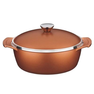 Panela De Alumínio Forjado Lyon 3,9 Litros Com Tampa 24 Cm