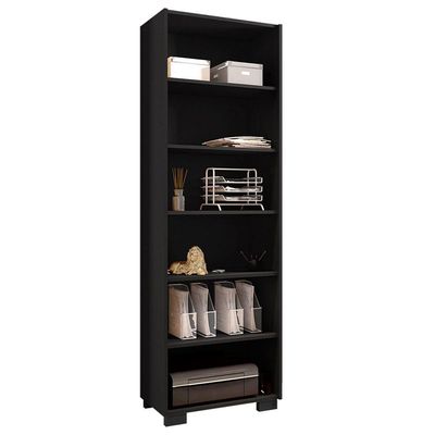 Livreiro 5 Prateleiras Office Preto