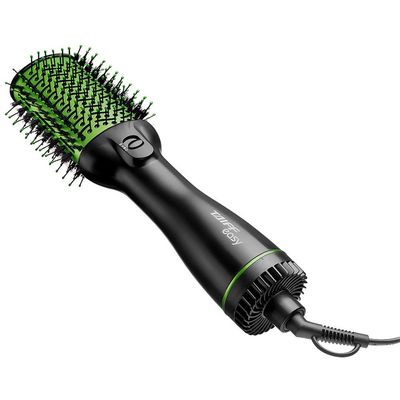Escova Secadora Taiff Easy Oval 1200W com Cerdas de Nylon Verde / 220V