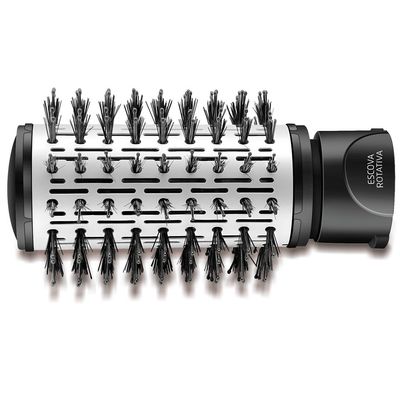 Escova Rotativa Mondial Ceramic Íon Turbo ER-09 Vermelho / 110V