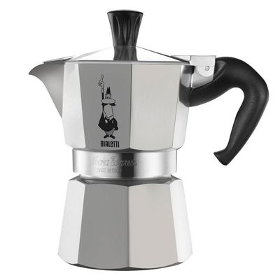 Cafeteira Italiana Bialetti Nuova Moka Express em Alumínio - 3 Xícaras Preto