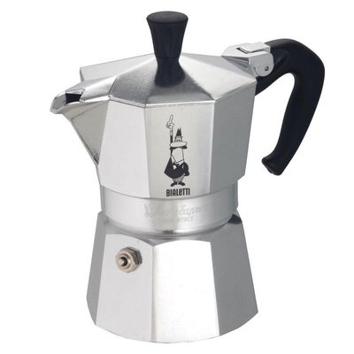 Cafeteira Italiana Bialetti Nuova Moka Express em Alumínio - 3 Xícaras Preto