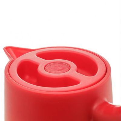 Garrafa Térmica Wolff com Cabo Madeira Nórdica 1L Vermelho