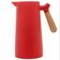 Garrafa Térmica Wolff com Cabo Madeira Nórdica 1L Vermelho