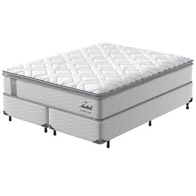 Cama Box Queen Size Probel Amsterdã D33 Molas Pocket e Pillow Top n/a