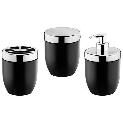 Conjunto para Lavabo Forma Acquaset 800733/PR - 3 Peças Preto
