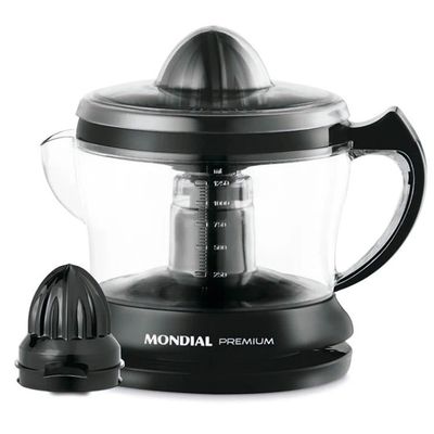 Espremedor de Frutas Premium E02 30W Mondial Preto / 110V