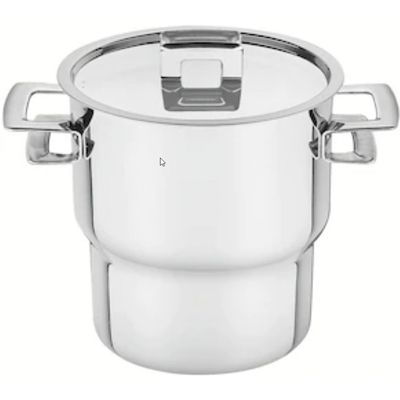Cuscuzeira Tramontina Brava em Aço Inox 14 cm Inox