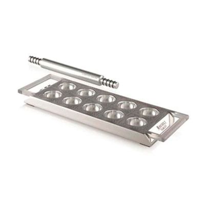 Molde para Ravioli Marcato 11502104 em Alumínio - 35 cm Prata