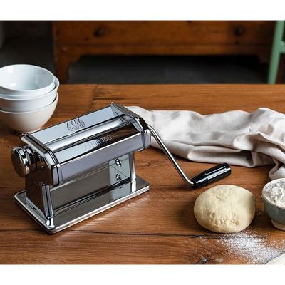 Máquina para Macarrão Marcato Atlas 150 Roller em Aço Cromado Cromado