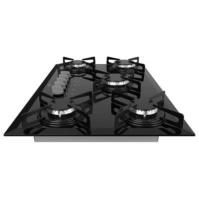 Cooktop a Gás 5 Bocas Chef 5 Bisote Philco Preto / Bivolt