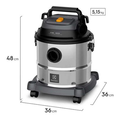 Aspirador de Pó e Água Electrolux GT20I 1800W 20L Inox / 110V