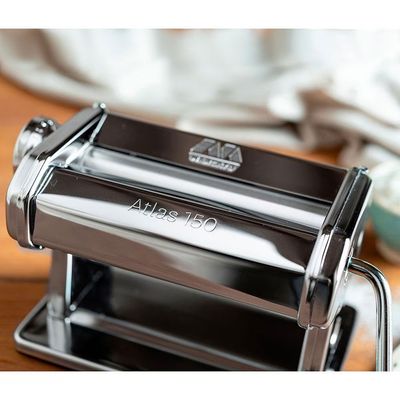 Máquina para Macarrão Marcato Atlas 150 Roller em Aço Cromado Cromado