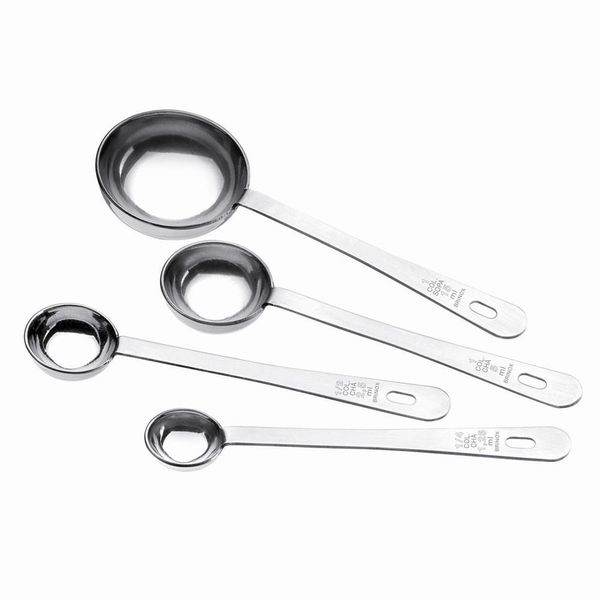 Medidor tipo Colher Top 2203-300 em Aço Inox 4 Peças Brinox Inox