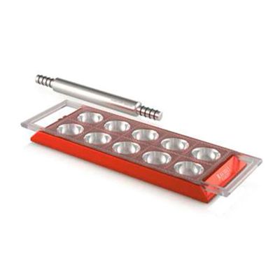 Molde para Ravioli Marcato 11502104 em Alumínio - 35 cm Vermelho