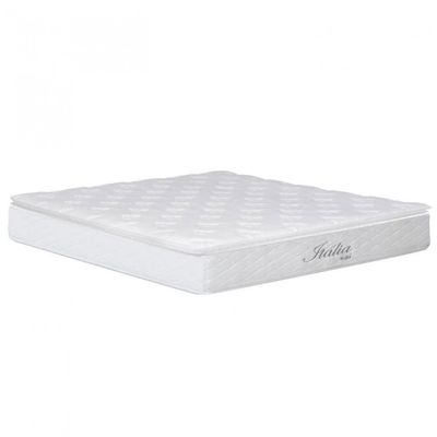 Box de Casal Barreto Lonçarcci Inova com Colchão Umaflex Itália com Pillow Top e Molas Ensacadas Branco