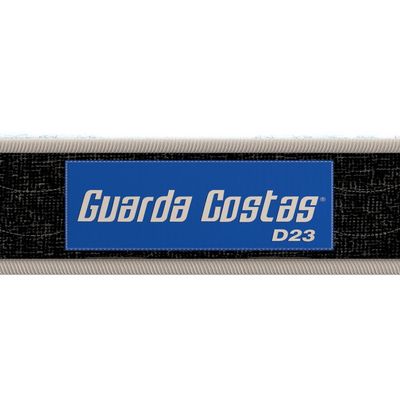 Colchão de Casal Probel Guarda Costas Espuma D20 12x138x188cm Branco com Preto