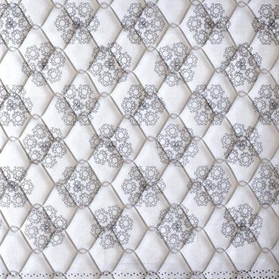 Colchão de Casal Probel Guarda Costas Promiddle Espuma D28 22x138x188cm Branco com Preto