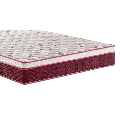 Colchão Casal Hellen Strong One Face Espuma D45 Vermelho e Branco
