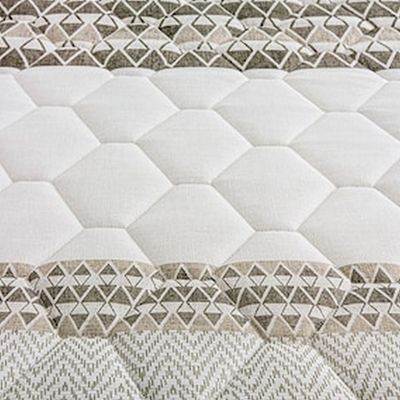 Colchão de Casal Ilhéus com Molas Pocket e Euro Pillow Biflex Marrom com Bege