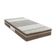 Colchão de Solteiro Ilhéus com Molas Pocket e Euro Pillow 24x88x188 cm Biflex Marrom com Bege Estampado