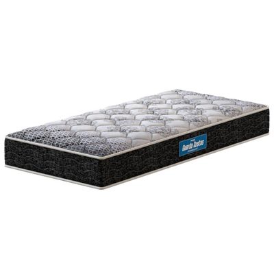 Colchão de Solteiro Probel Guarda Costas Promiddle Espuma D28 22x88x188cm Branco com Preto
