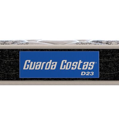 Colchão de Solteiro Probel Guarda Costas Espuma D23 14x88x188cm Branco e Preto