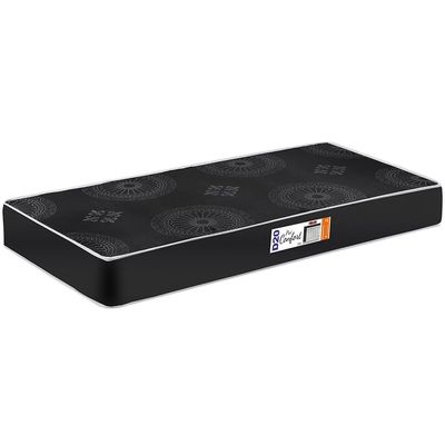 Colchão Solteiro Pro Confort Havana Espuma D20 12x78x188 cm Hellen Estofados e Colchões Preto