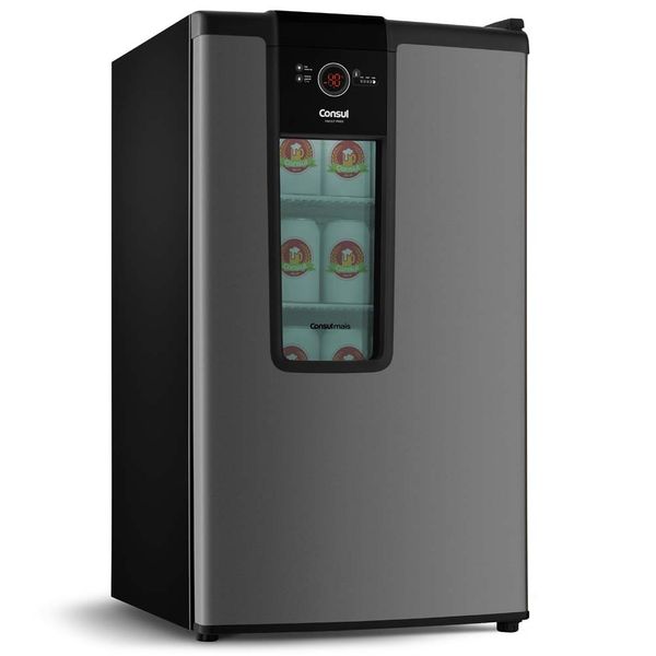 Cervejeira Consul CZD12AT com Display na Porta e Controle de Temperatura - 82L Titanium / 220V Cervejeira Consul CZD12AT com Display na Porta e Controle de Temperatura - 82L Titanium / 220V