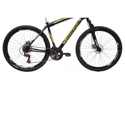 Bicicleta Aro 29 Track e Bikes TB Niner P com Suspensão Dianteira, Freio a Disco e 21 Marchas Preto