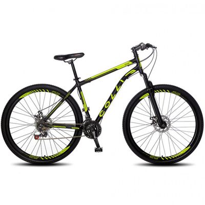 Bicicleta Colli Bike Aro 29 com Freio a Disco e 21 Marchas Preto