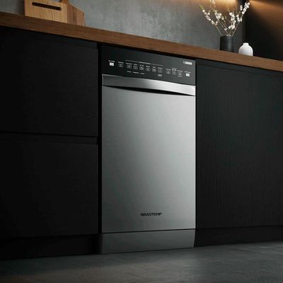 Lava Louças BLF10BR 10 Serviços Ciclo Pesado e Delicado Brastemp Inox / 220V