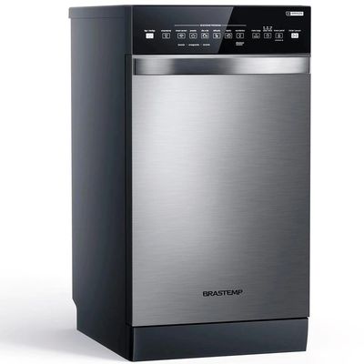 Lava Louças BLF10BR 10 Serviços Ciclo Pesado e Delicado Brastemp Inox / 220V