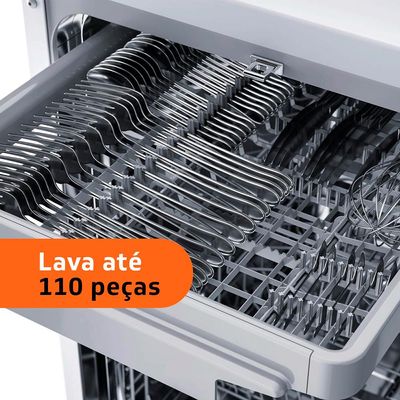 Lava Louças BLF10BR 10 Serviços Ciclo Pesado e Delicado Brastemp Inox / 110V