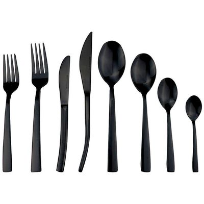 Faqueiro Ravel 48 Peças Fracalanza em Aço Inox Preto