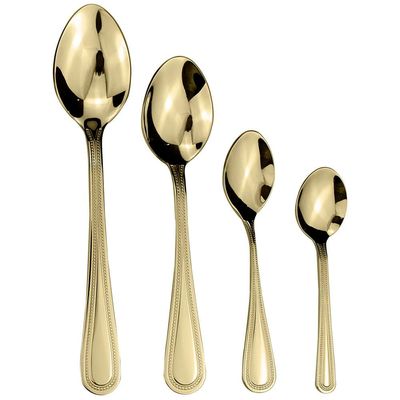 Faqueiro Pearl 48 Peças Fracalanza em Aço Inox Champagne