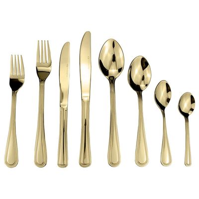 Faqueiro Pearl 48 Peças Fracalanza em Aço Inox Champagne