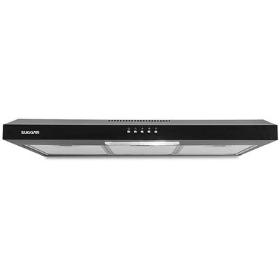 Depurador de Ar Suggar Slim DPS181PT / DPS182PT com 3 Velocidades - 80 cm Preto / 220V