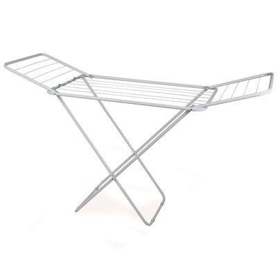Varal de Chão Mor Slim 6105 em Aço e Polipropileno Branco