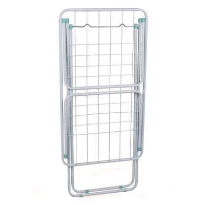 Varal de Chão Mor Slim 6105 em Aço e Polipropileno Branco