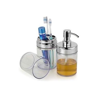 Conjunto para Banheiro Forma Acquaset 0709 2 Peças Transparente