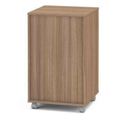 Gaveteiro Politorno Maia com 3 Gavetas e Chave Castanho