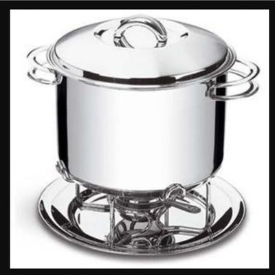 Rechaud Redondo Tramontina Solar Inox - 24 cm - 6,1 L Inox