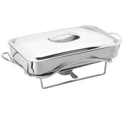 Rechaud Forma Elegance Retangular Inox