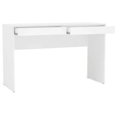Mesa para Computador ou Escritório Lindóia com 2 Gavetas Politorno Branco
