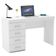 Mesa para Computador ou Escritório Malta com 4 Gavetas Politorno Branco